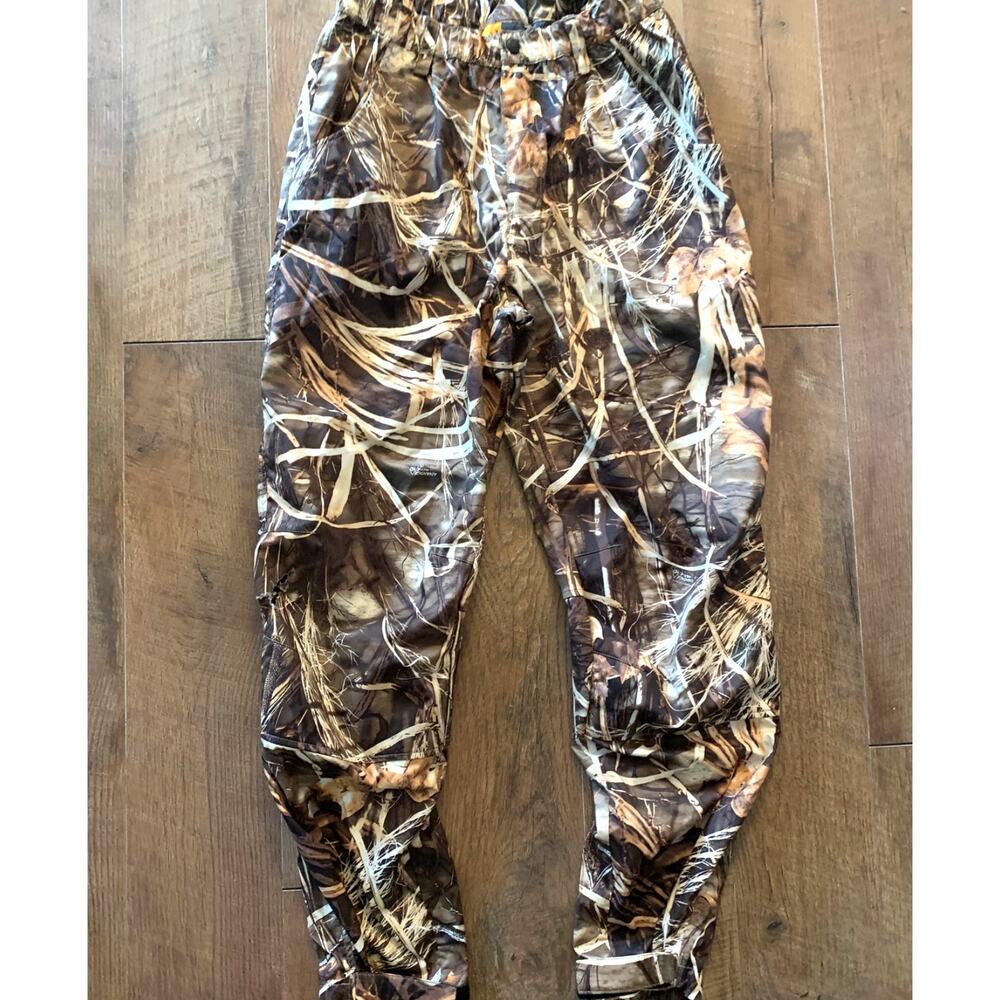 BROWNING DIRTY BIRD HUNTING CAMO DESIGN PANTS LINED MEN'S SIZE LARGE